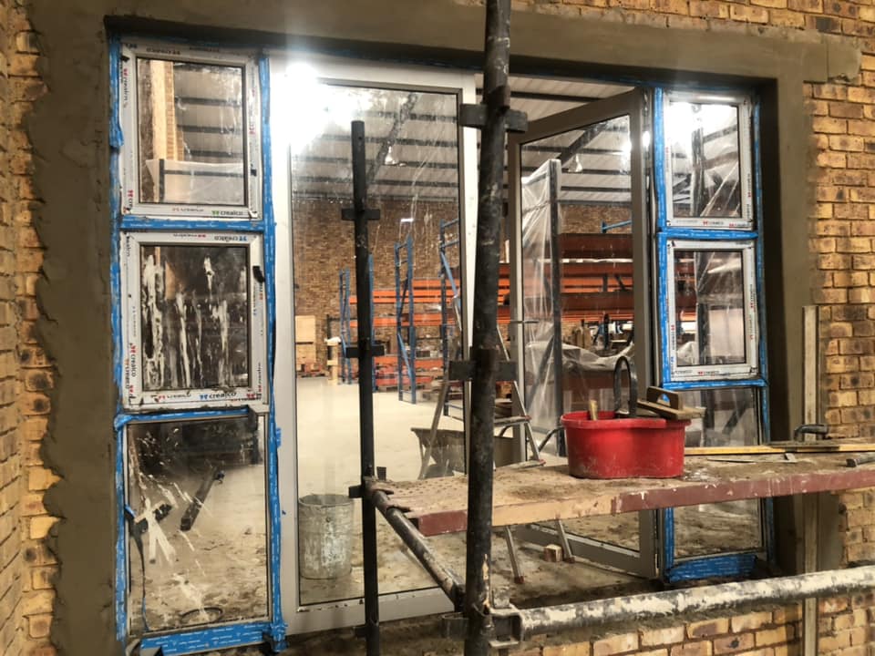 Frame Removal and Plastering